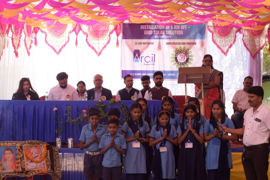 Arcil Inaugurates Educational Projects In Maharashtra's Dahanu Taluka To Enhance Sanitation, Solar Energy Access 